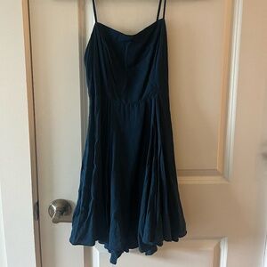 Urban Outfitters Mini Navy Blue Dress with Open Back size XS